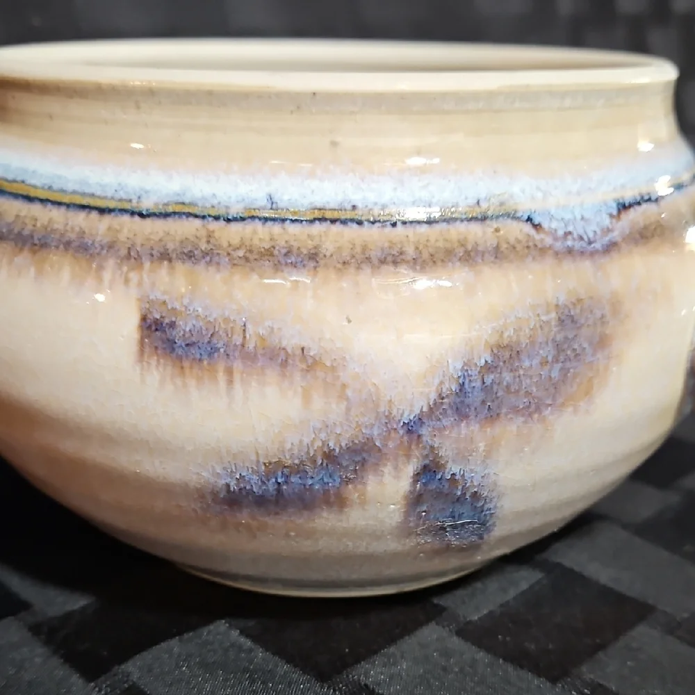 Randy Pearsall Signed Maple Leaf Art Pottery Lidded Casserole Dish, Handcrafted